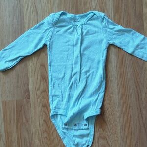 Carter's Blue Long Sleeve Bodysuit